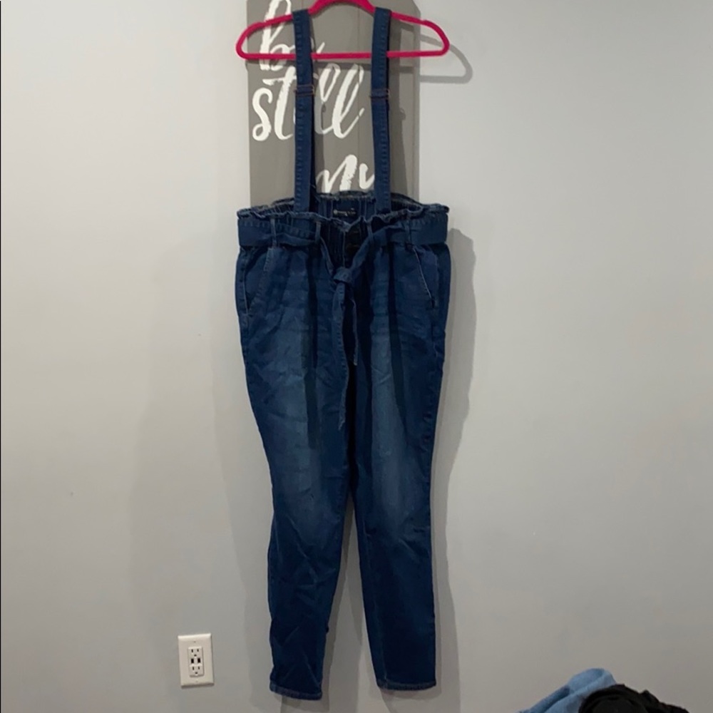 Size 18 jeans with suspenders